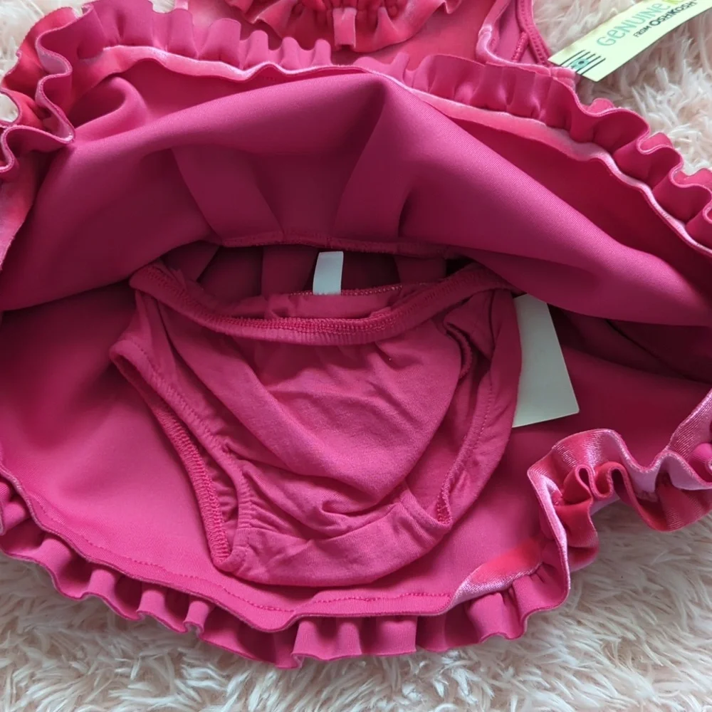 OshKosh B'gosh Pink Ruffled Formal Dress